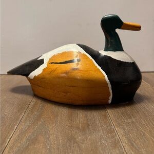 Wooden Duck decoy Figurine